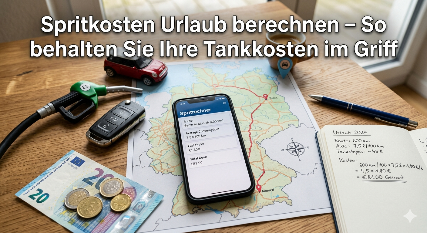 Spritkosten Urlaub berechnen – So behalten Sie Ihre Tankkosten im Griff