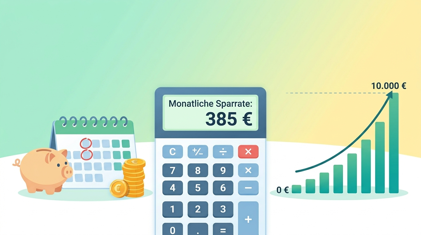 Sparziel Rechner Monatlich – So erreichen Sie jedes Sparziel!